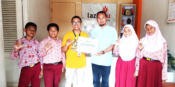 Penggalangan donasi untuk bencana alam di MIM 21 Kapas