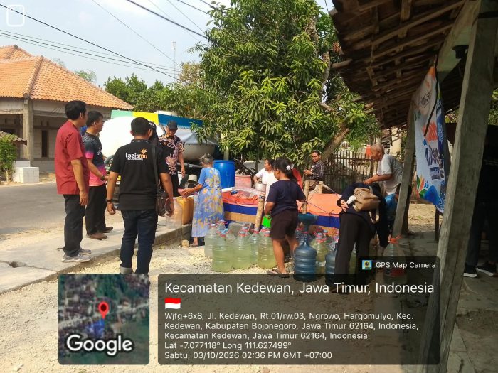 Lazismu Bojonegoro salurkan air bersi di Kedewan