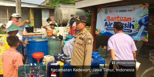 Penyaluran air bersih di Kedewan