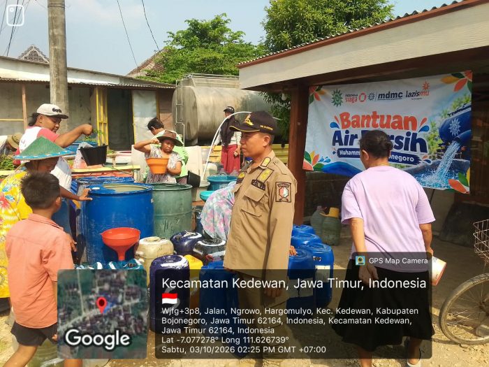 Penyaluran air bersih di Kedewan